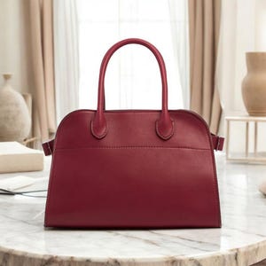 Bolso grande de ante rojo para mujer: bolso de hombro retro, bolso de diseñador de lujo 2025, ideal como regalo.