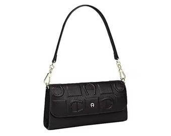 Bolso bandolera de diseñador de piel sintética de lujo para mujer, elegante bolso de mano tipo mensajero.