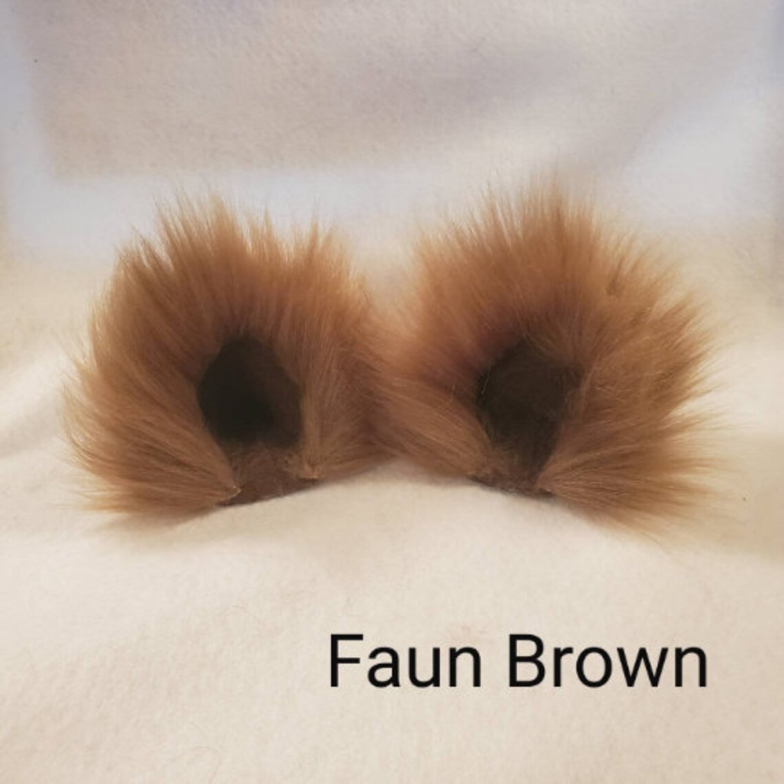 Cat Ears Clip on / Faun Brown Fuzzy Kitty Cat Ear Clips With Etsy