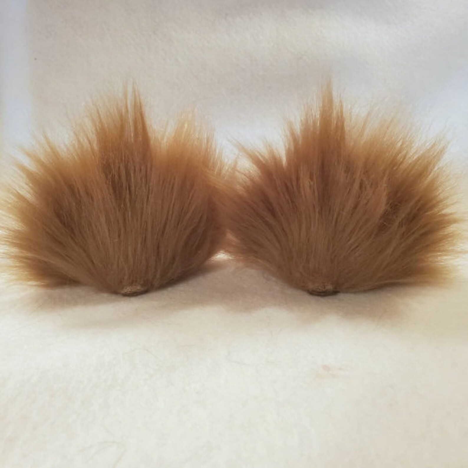 Cat Ears Clip on / Faun Brown Fuzzy Kitty Cat Ear Clips With Etsy