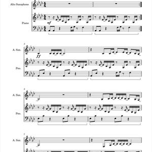 begged - Olivia Rodrigo - Alto Saxophone & Piano Music Sheet - Instant Digital Download