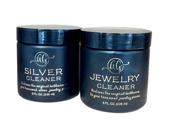 Kit limpiador de joyas de oro y plata: Solución de limpieza suave