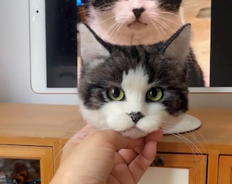 Cat Portrait Mini (Basic Edition) – realistic, handmade from photo