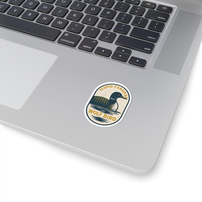 Stupid Canadian Wolf Bird Sticker Heated Rivalry afbeelding 5