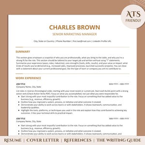 Professional Resume Template MS-Word | ATS-Friendly Modern CV Template 2025 | 1–2 Page Editable + Cover Letter