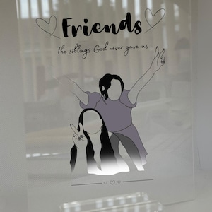 Custom made keepsake gift house decor personalised  photo stand acrylic