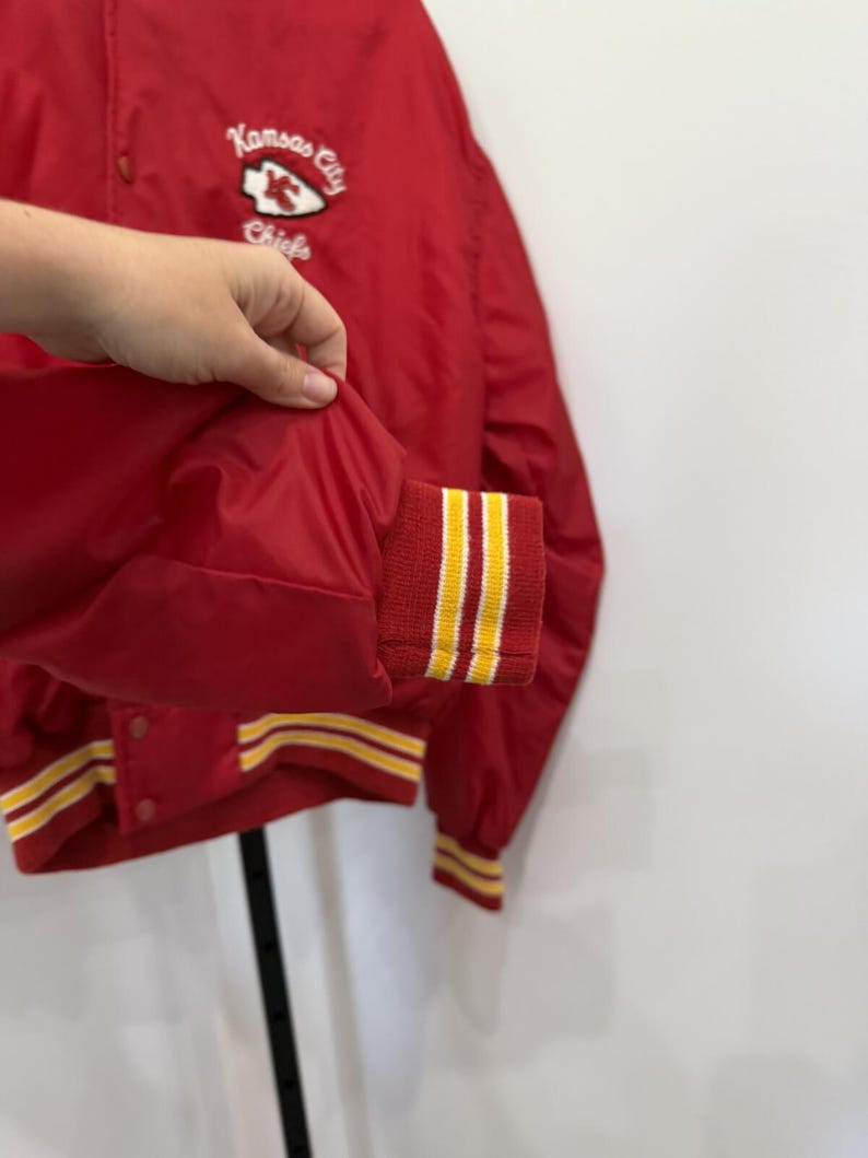 West Wind Kansas City Chiefs Red Bomber Jacket XL image 9