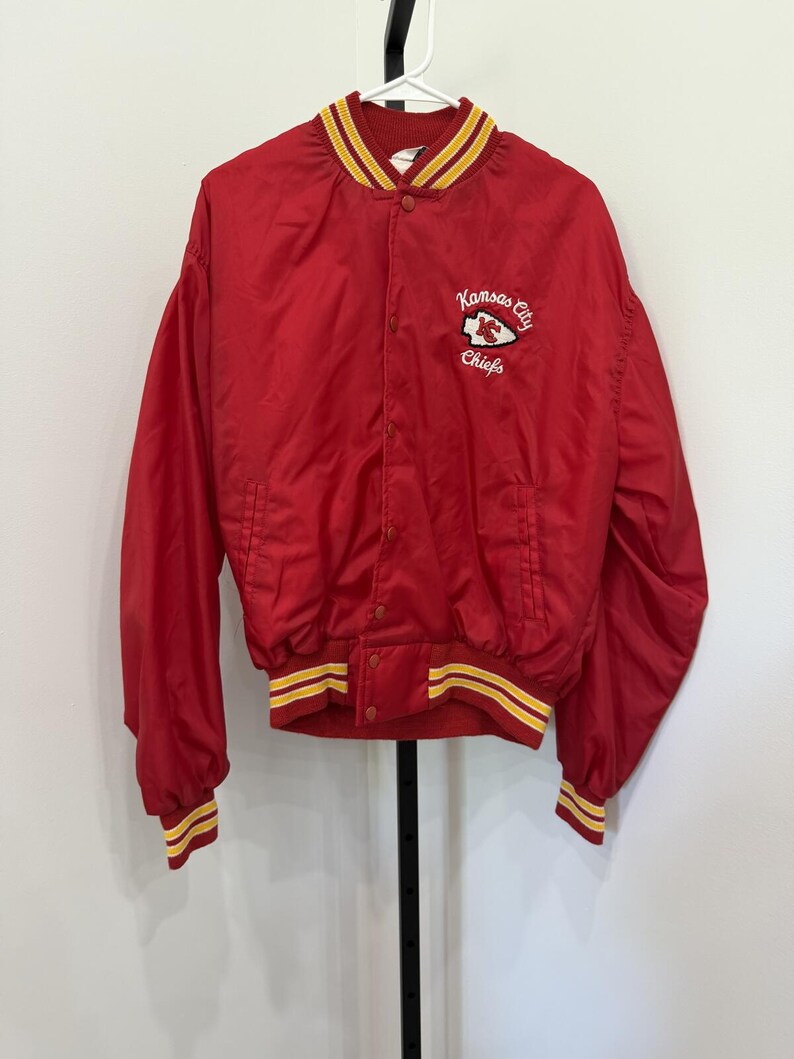 West Wind Kansas City Chiefs Red Bomber Jacket XL image 7