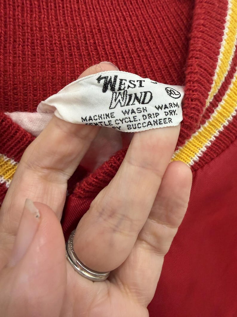 West Wind Kansas City Chiefs Red Bomber Jacket XL image 3