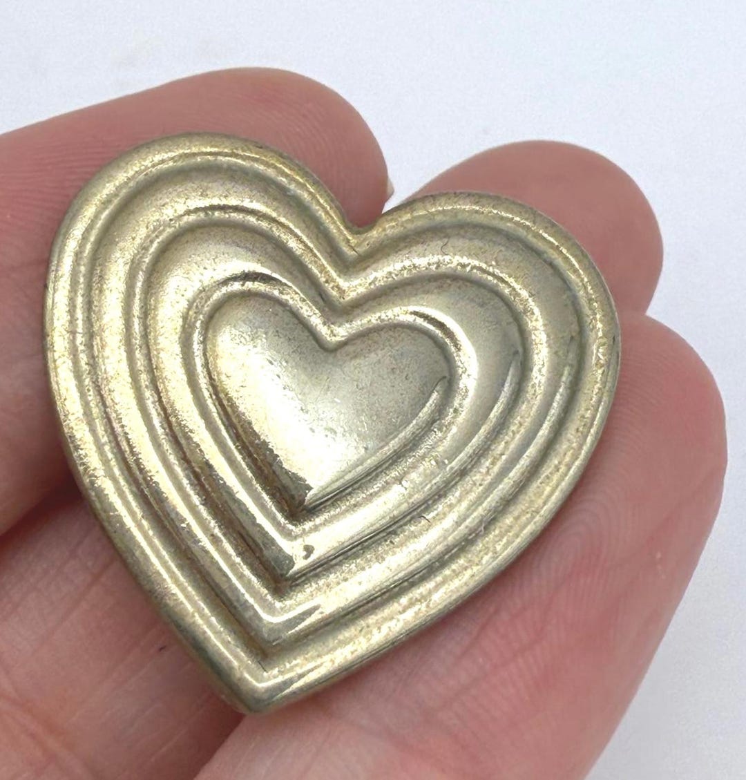 Vintage the Variety Club Gold Tone Heart Pin Brooch Etsy