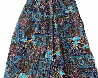 Vintage 1990's Flouncy Spandex Stretchy Multi Color Skirt Random sportswear