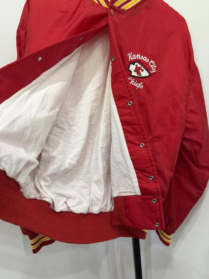 West Wind Kansas City Chiefs Red Bomber Jacket XL image 12