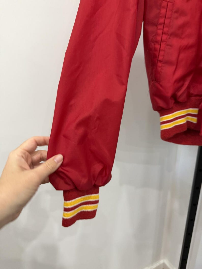 West Wind Kansas City Chiefs Red Bomber Jacket XL image 6