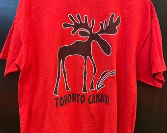 Toronto Canada T Shirt Red Moose