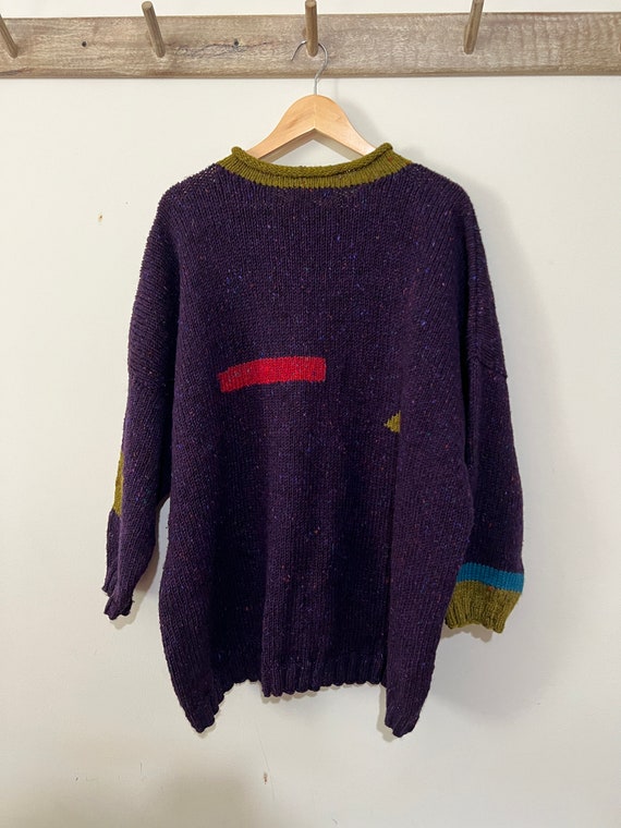 Su Zen Large Wool Colorblack 90s Women's Sweater - image 2