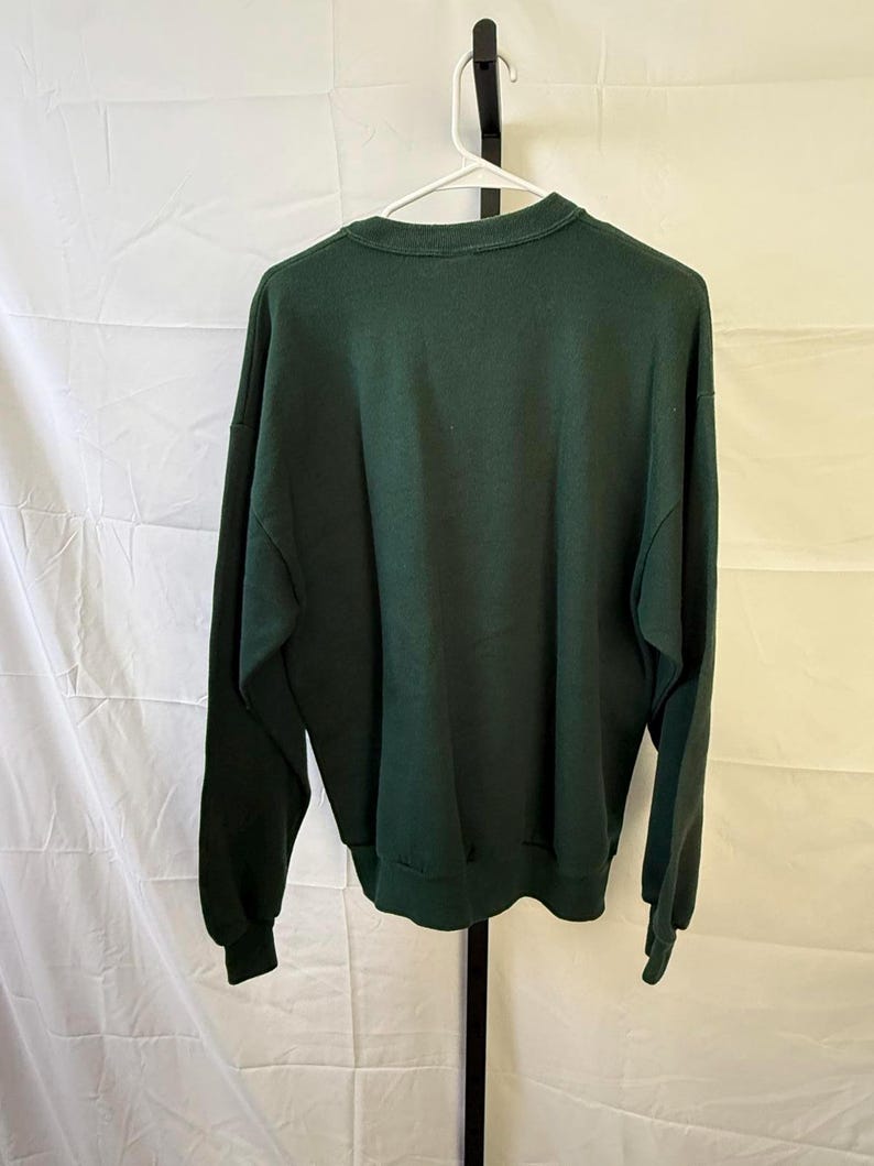 Sudadera verde vintage de Mickey Mouse, talla grande para mamá imagen 4