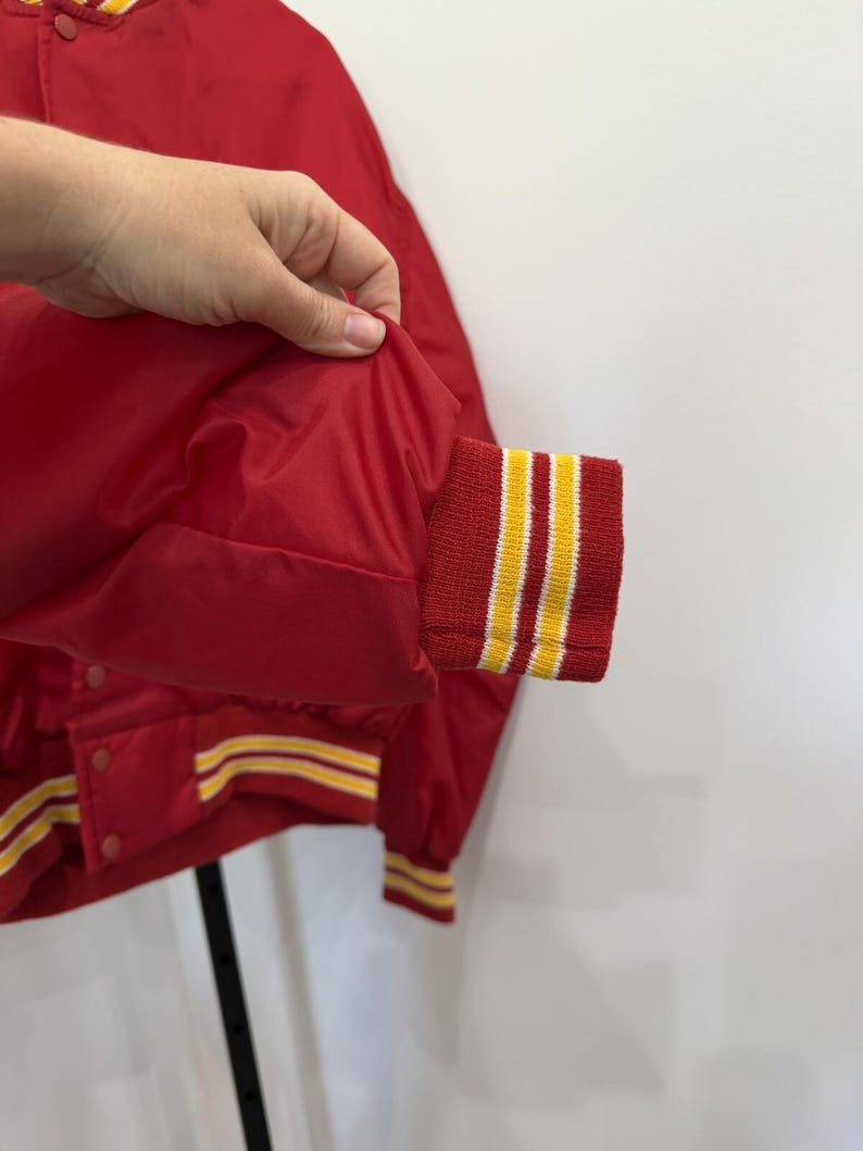 West Wind Kansas City Chiefs Red Bomber Jacket XL image 8