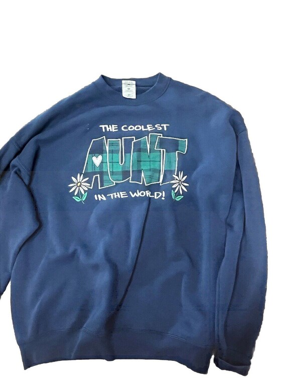 VTG Lee The Coolest Aunt In The World Sweatshirt X