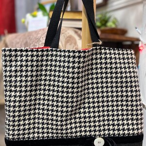 Handmade Fabric Tote Bag 16 x 11| One of a Kind | Unique Patterns | Unique Gift Idea