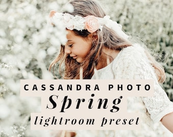 Creamy Color Lightroom Desktop Presets, Spring Toned Lightroom Desktop Presets for Photographers, Light and Airy Presets for Photographers