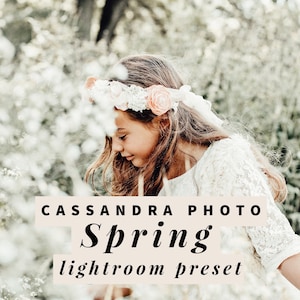 Creamy Color Lightroom Desktop Presets, Spring Toned Lightroom Desktop Presets for Photographers, Light and Airy Presets for Photographers