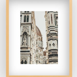 Print of the Duomo in Florence Italy, Print of Duomo, Minimalist Home Decor, Instant Download image 4