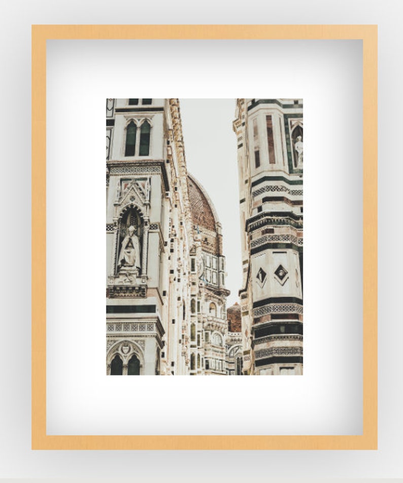 Print of the Duomo in Florence Italy, Print of Duomo, Minimalist Home Decor, Instant Download image 4