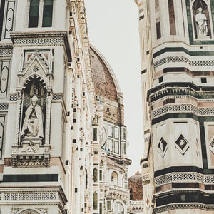 Print of the Duomo in Florence Italy, Print of Duomo, Minimalist Home Decor, Instant Download image 2