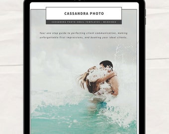 Wedding Photographer Email Templates, Customizable Photoshop Templates for Wedding Photographers