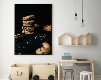 Cookies, Instant Art, INSTANT DOWNLOAD, Minimalist Poster, Printable Wall Decor, Food Photography, Art for Kids, Prints for Kids Room