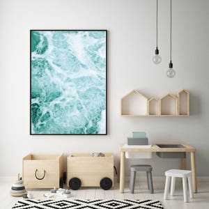 Ocean Print, Bedroom Decor, Nursery Wall Art, Living Room Decor, Kids Playroom Sign, Kitchen Decor, Printable Art, Instant Download