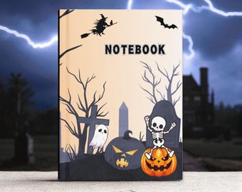 Spooky Season Journal – Matte Hardcover Halloween Notebook (150 Pages)
