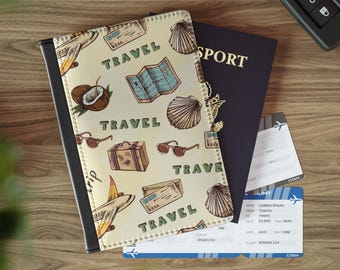 Travel Passport Cover: Faux Leather, RFID Blocking