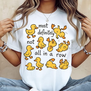 Funny Ducks Not All In a Row Sarcastic PNG Snarky Png Funny Mental Health Cute Duck Png Funny Animal Motivational Sarcasm Trendy PngORIGINAL
