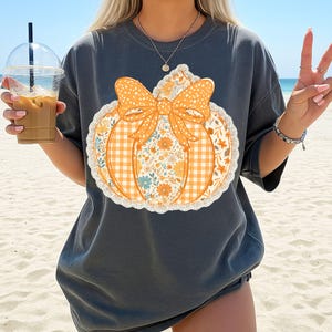 Boho Fall Floral Pumpkin, Autumn Pumpkin Wildflower Leaves, Retro Fall Png, Fall Flower Pumpkin, Fall Leaf Png, Autumn Pumpkin Shirt Design
