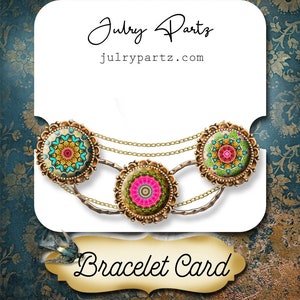 36 • BRACELET Cards •Jewelry Cards • Bracelet Display • Bracelet Holder •