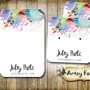 ARTSY FARTSY •Custom Tags• Jewelry Cards• Earring Display• Clothing Tags• Custom Earring Cards• Boutique Card•Custom Tags• Canvas Collection