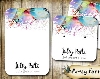 ARTSY FARTSY •Custom Tags• Jewelry Cards• Earring Display• Clothing Tags• Custom Earring Cards• Boutique Card•Custom Tags• Canvas Collection
