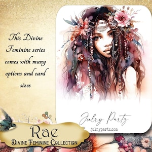 RAE • Necklace Card • Earring Card • Jewelry Cards • Jewelry Display Card • Display• Earring Holder• Jewelry Packaging• DIVINE FEMININE