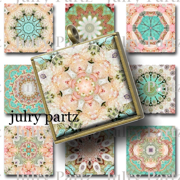 SPRINGTIME in PARIS 1x1 images, Printable Digital Images, Cards, Gift Tags