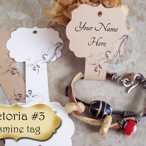 Standard Fold Over Tags 2x5 Set of 45 Necklace Etsy