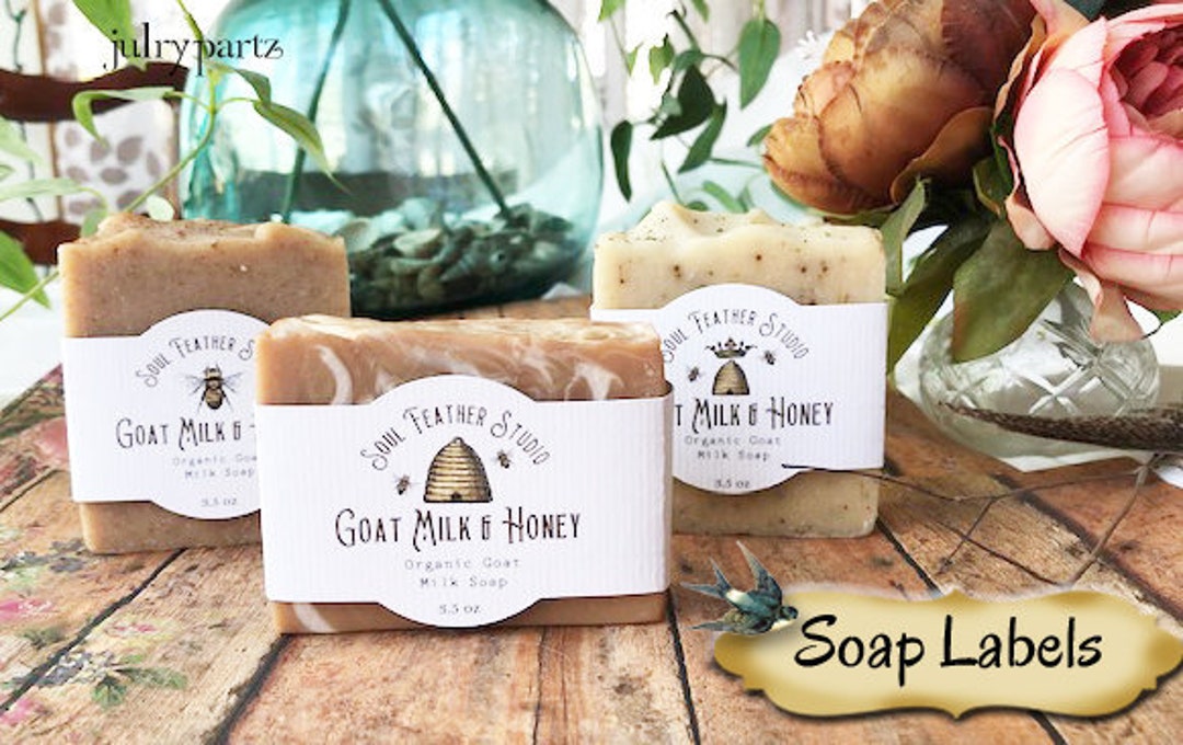 36 HONEY BEES Labels Soap Packaging Bar Soap Label custom Packaging ...