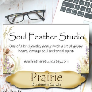 PRAIRIE Business Cards•Designer Card Collection•Custom Business Cards•Custom Cards •Custom Calling Cards•Design 3