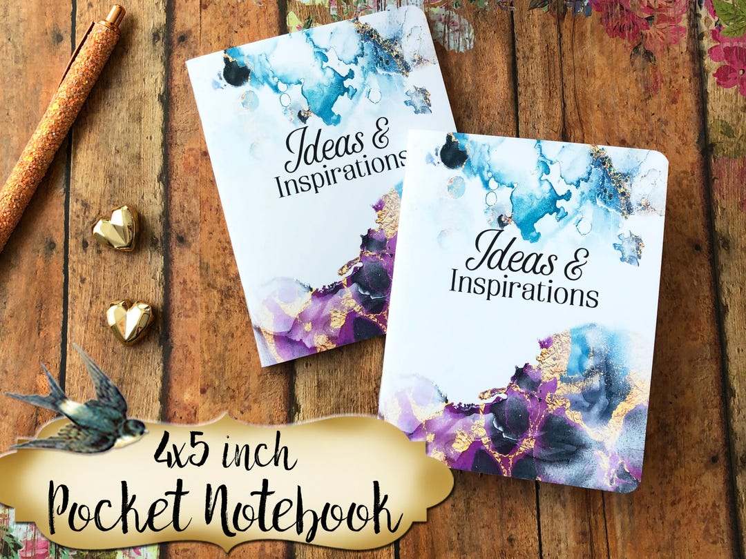 Made Notebook Handmade Mini NOTEBOOKS • Blank Notebook • Art Journal Notebook ...