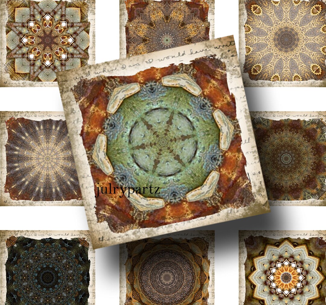 Fae•1x1 Rustic Square Images•printable Digital Images•cards•gift Tags ...