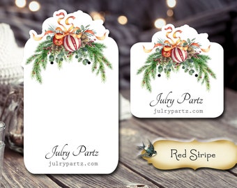 60• RED STRIPE • Necklace Card •Earring Cards •Jewelry Cards •Display Card •Display •Earring Holder •Necklace Holder•