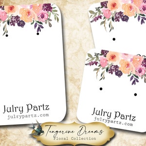 TANGERINE DREAMS• Custom Necklace Cards• Earring Display• Custom Jewelry Packaging• Boutique Cards• Custom Tags• Custom Labels•Jewelry Cards