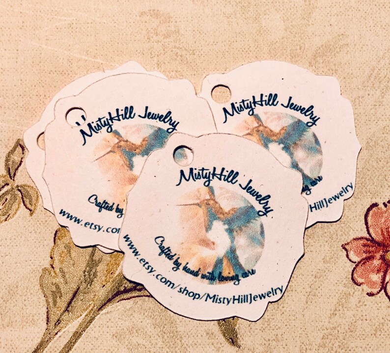 30\u2022MINI TAGS #7 \u2022 1.5 X 1.5 inch\u2022Necklace Tags\u2022Bracelet Tags\u2022Price Tags\u2022Clothing Tags\u2022Favor Tags\u2022