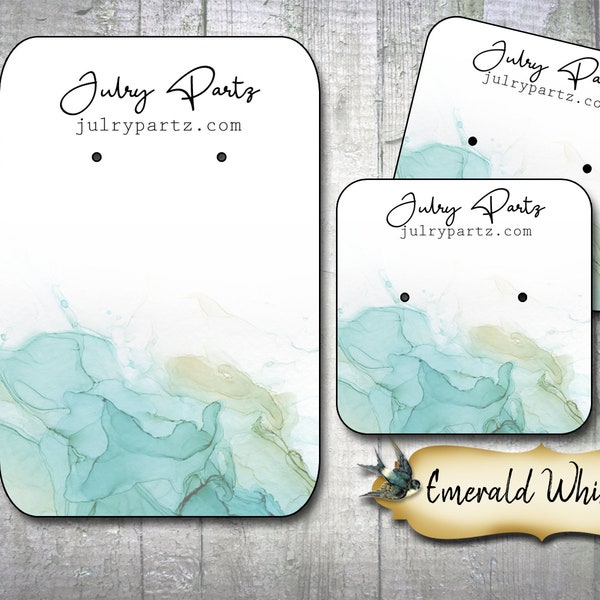 EMERALD WHISPER• Custom Necklace Cards• Earring Display• Custom Jewelry Packaging• Boutique Cards• Custom Tags• Custom Labels• Jewelry Cards