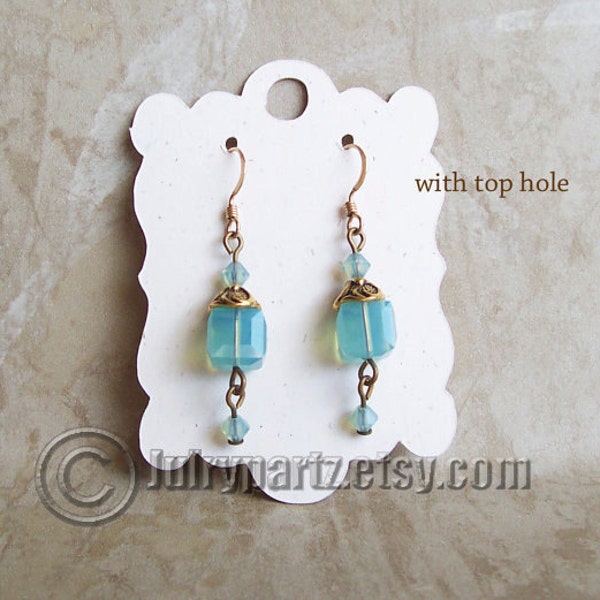64•EMMA 1 3/4  x  2 1/2 inch•EARRING Cards• Jewelry Cards• Earring Display• Necklace Card• Boutique Supply